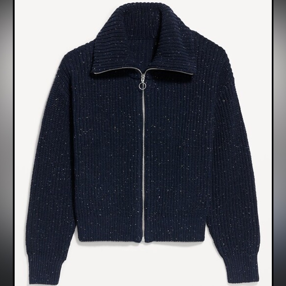 NWT! Old Navy Ribbed Full Zip Cardigan